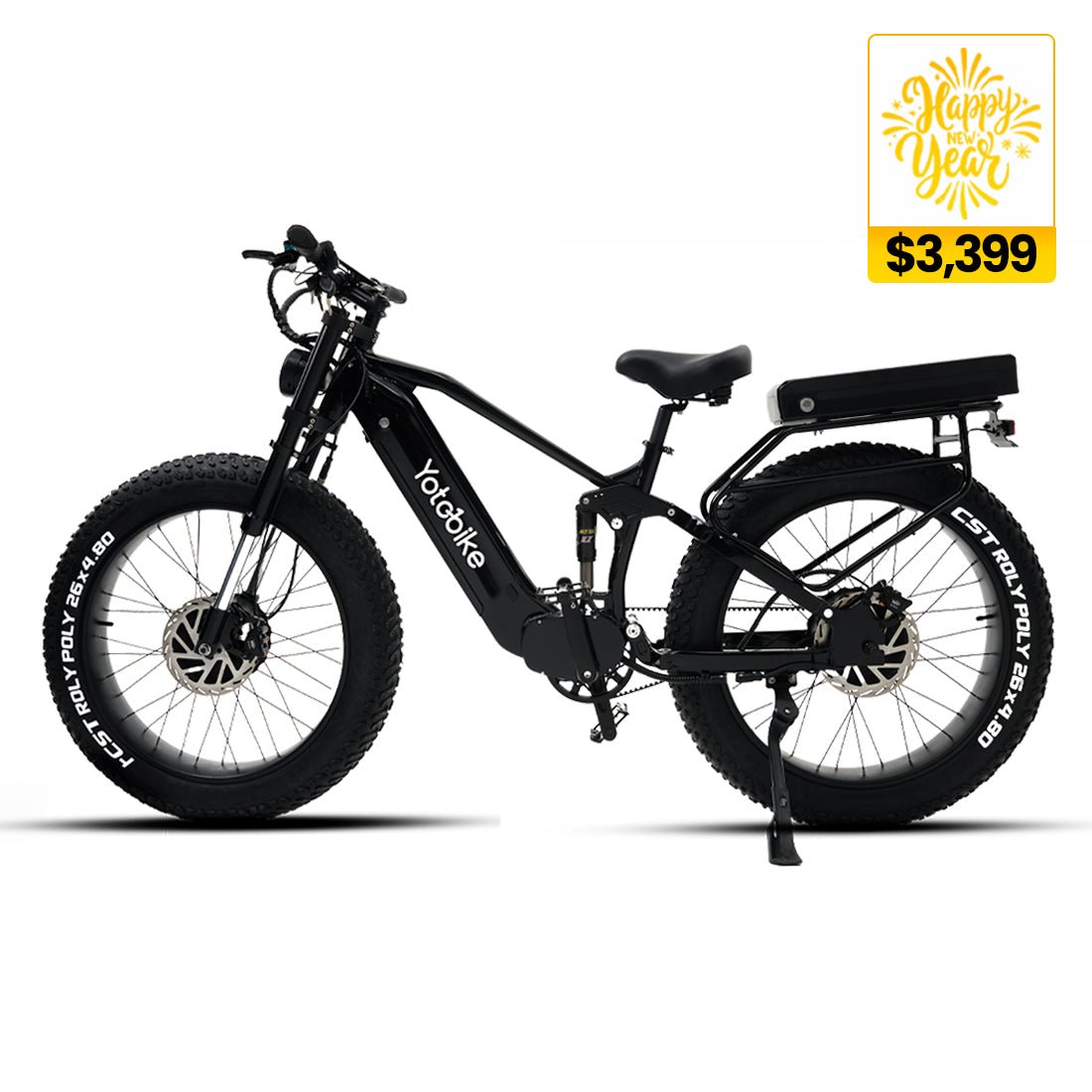 Monster Fat Tire Dual Motor Ebike Yotobike