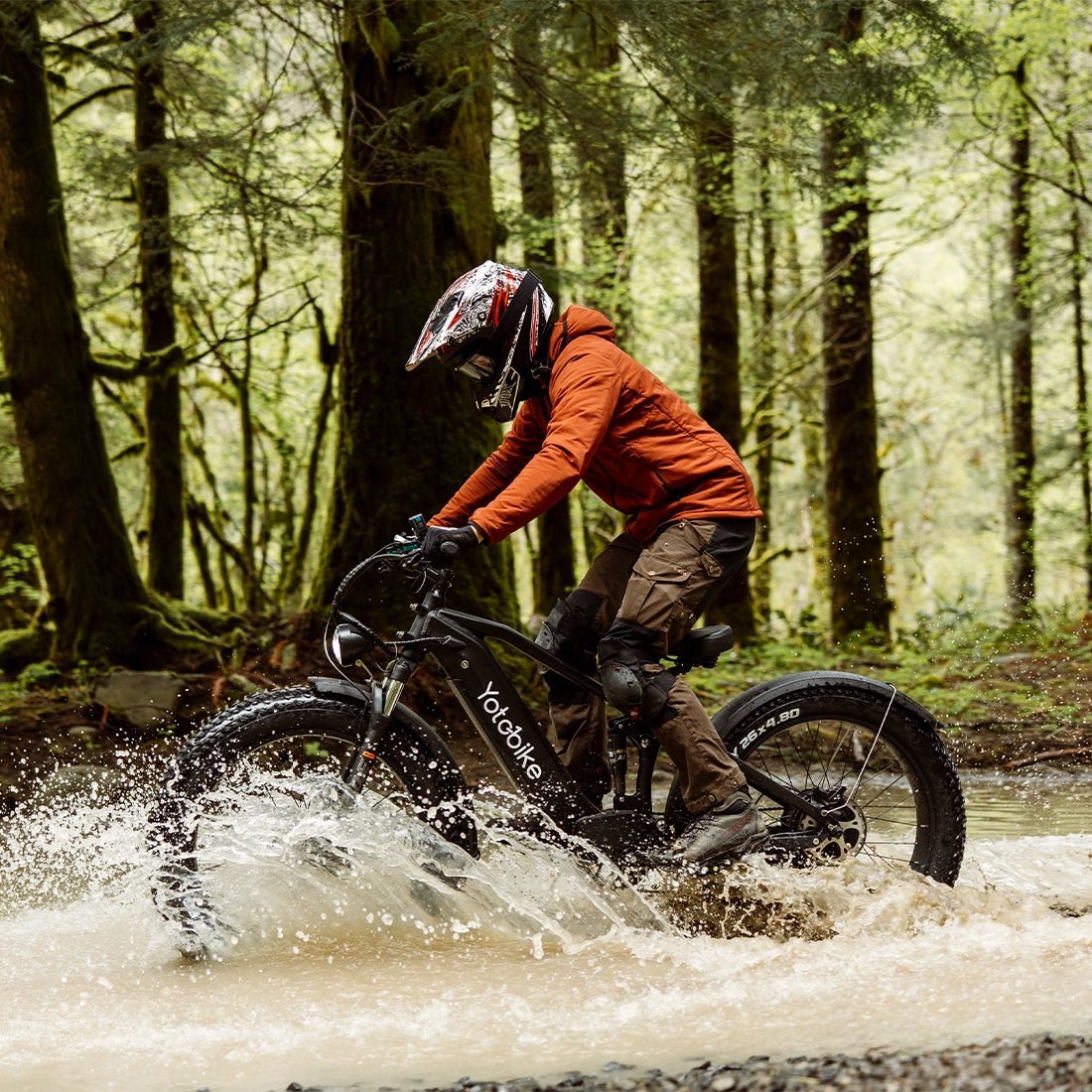 Yoto Leopard Pro+ Fat Tire Full Suspension Ebike - New Upgrade
