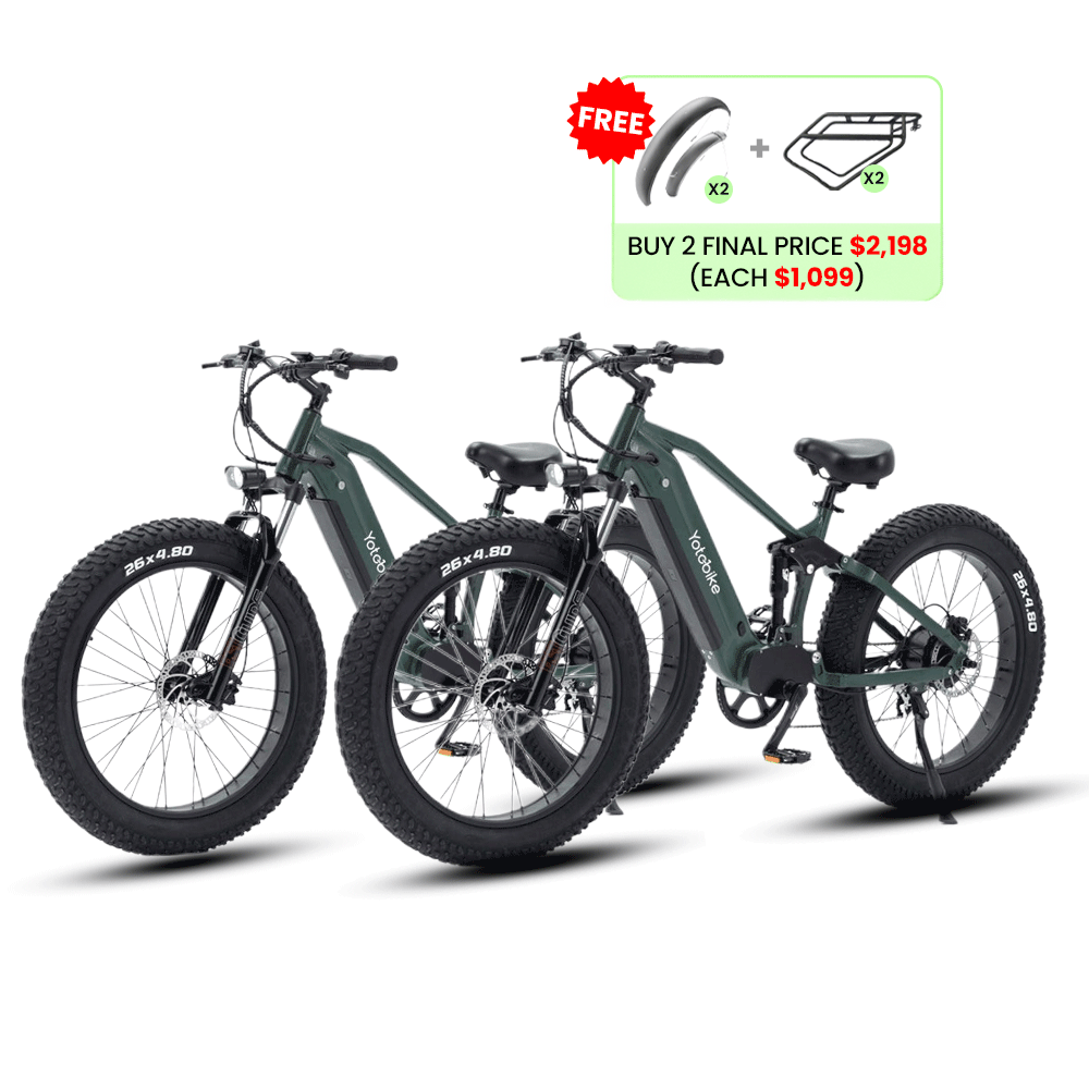 Yoto Leopard Pro Fat Tire Full Suspension Ebike