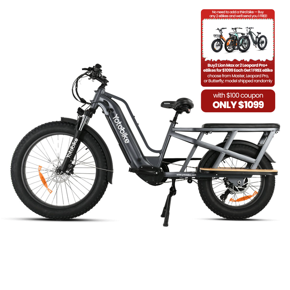 Yoto Lion Max Family Cargo Ebike