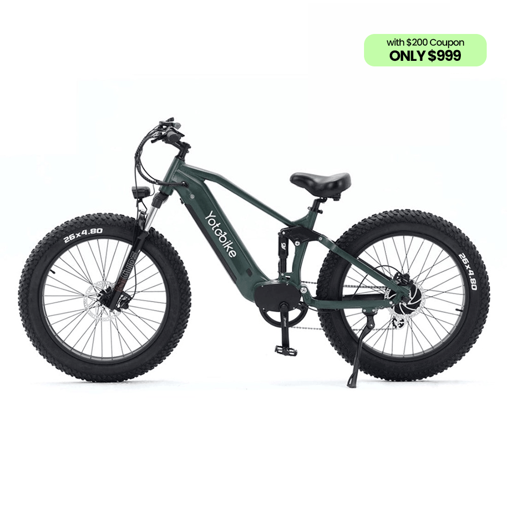 Yoto Leopard Pro Fat Tire Full Suspension Ebike