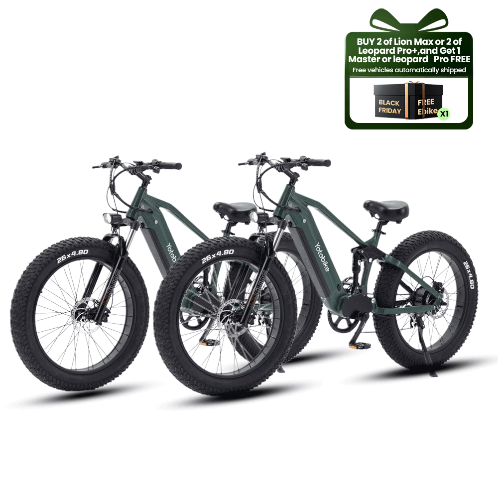 
                  
                    Yoto Leopard Pro+ Fat Tire Full Suspension Ebike - New Upgrade
                  
                