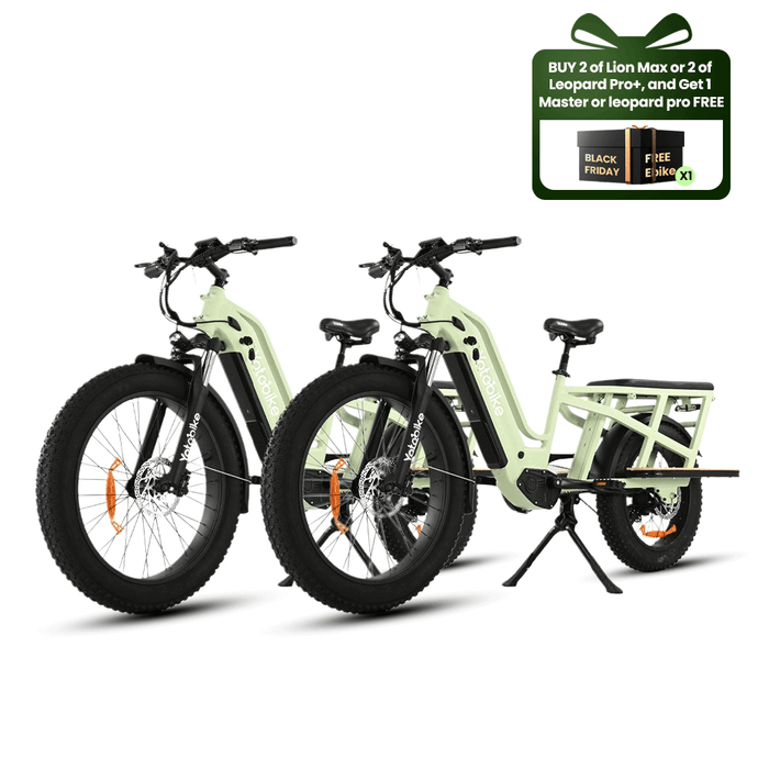 Buy 2 Lion Max Cargo Ebikes, Get 1 Master Ebike FREE(Color Random)