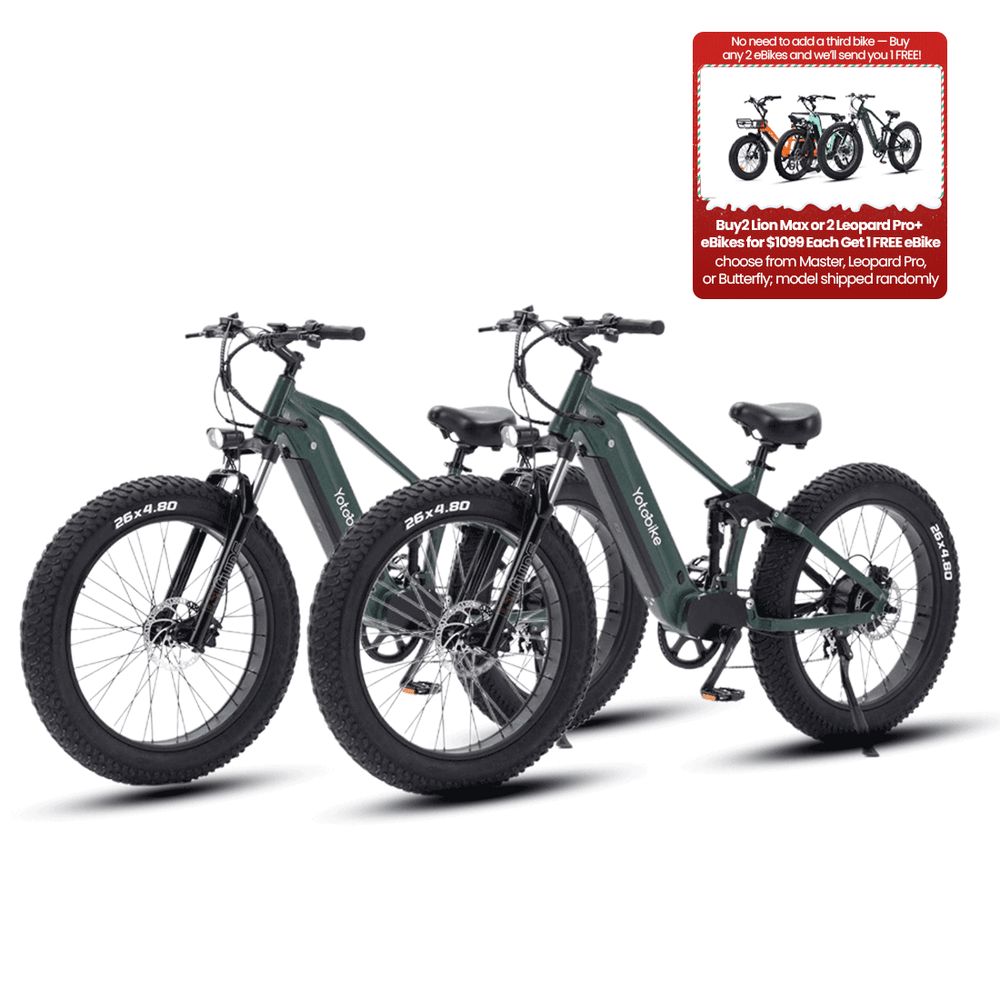
                  
                    Yoto Leopard Pro+ Fat Tire Full Suspension Ebike - New Upgrade
                  
                