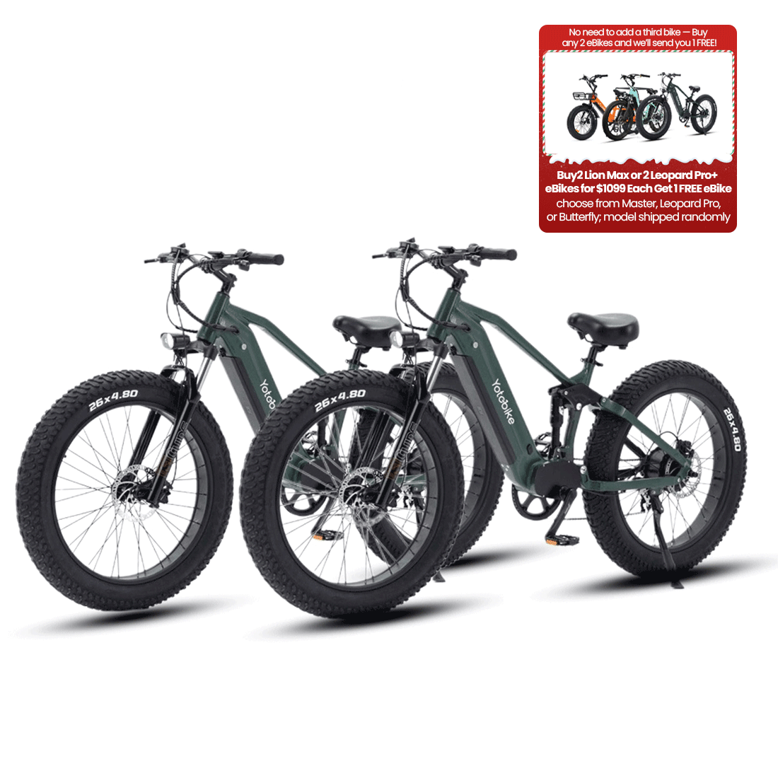 
                  
                    Yoto Leopard Pro+ Fat Tire Full Suspension Ebike - New Upgrade
                  
                