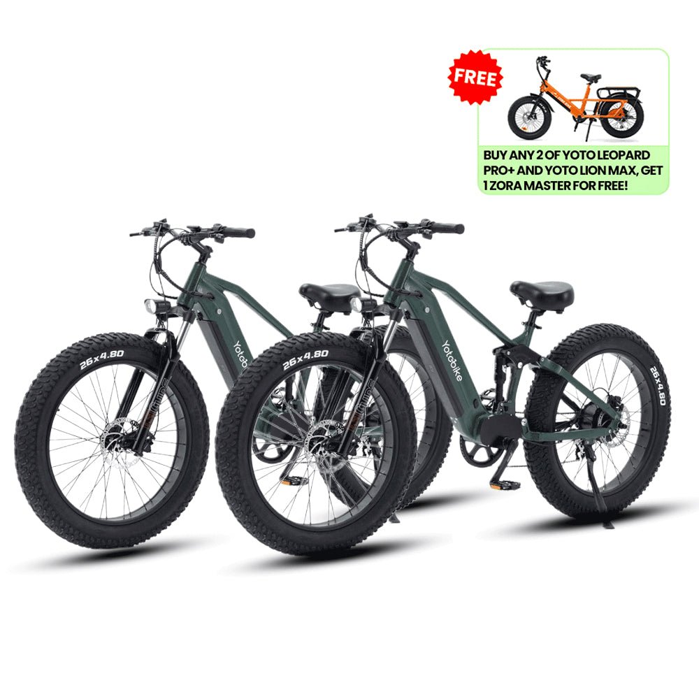 
                  
                    Yoto Leopard Pro+ Fat Tire Full Suspension Ebike - New Upgrade
                  
                