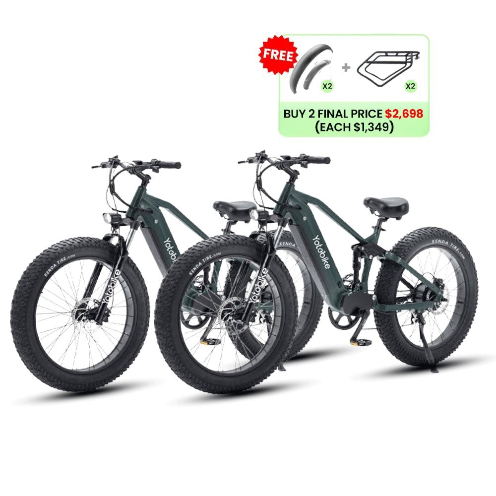 Double the Savings | Yoto Leopard Pro+ Fat Tire Full Suspension E-bike