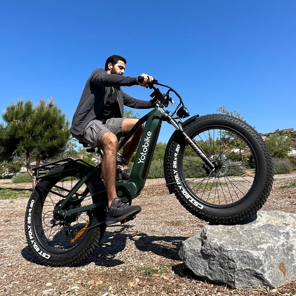 YotobikeFull Suspension Fat Tire Bike Electric Hunting Bike For Sale