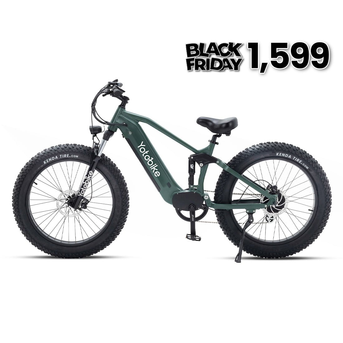 
                  
                    Yoto Leopard Pro+ Fat Tire Full Suspension Ebike - New Upgrade
                  
                