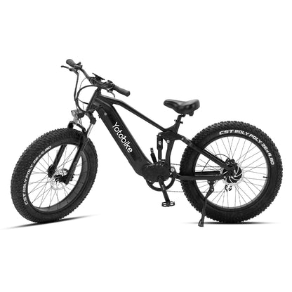 Yoto Leopard Pro+ Fat Tire Full Suspension Ebike - New Upgrade