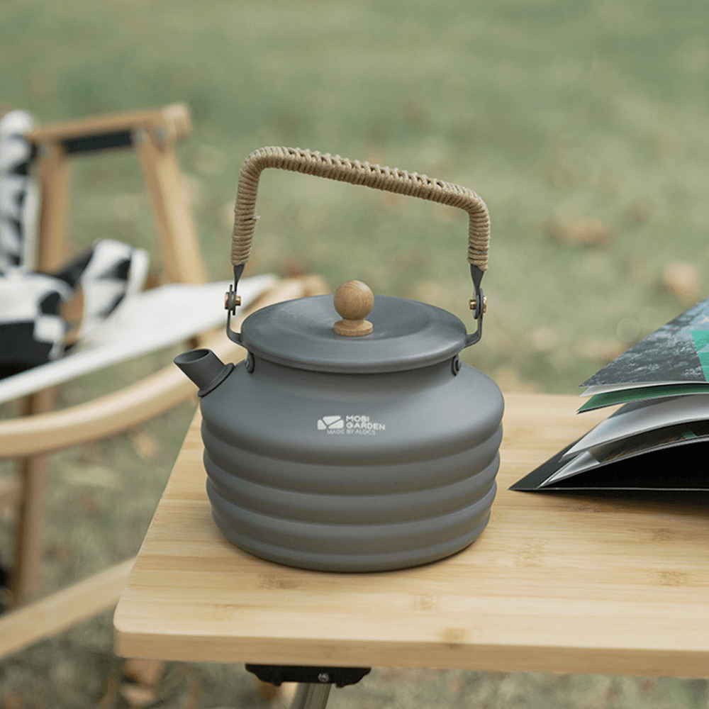 Aluminum Alloy Lightweight Portable Camping Tea Kettle Yotobike